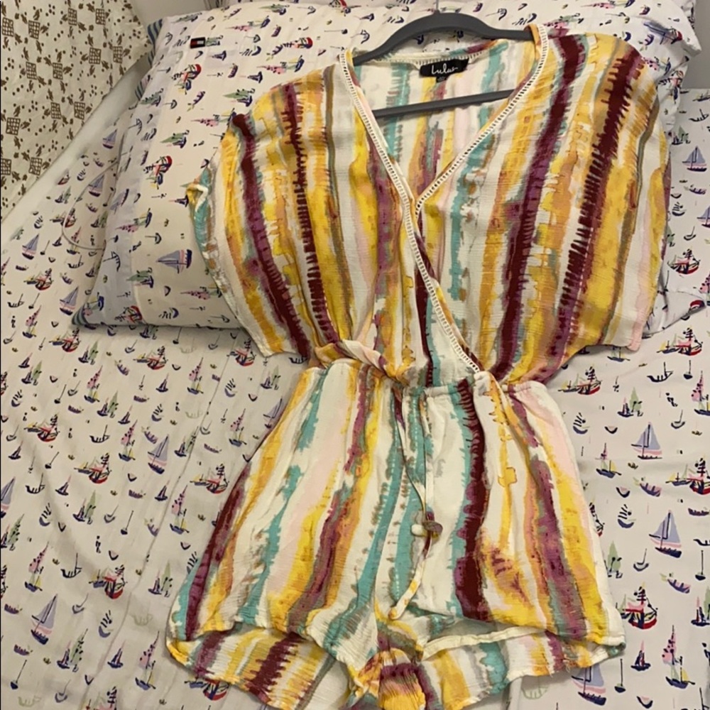 Multicolored romper